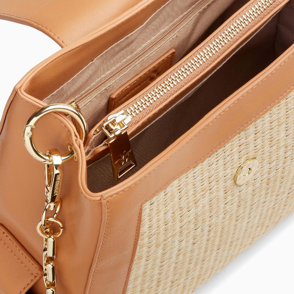 Vanessa Wu Sac Bourse Harper Camel