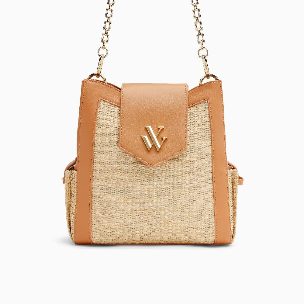 vanessa wu Sac bourse Harper camel