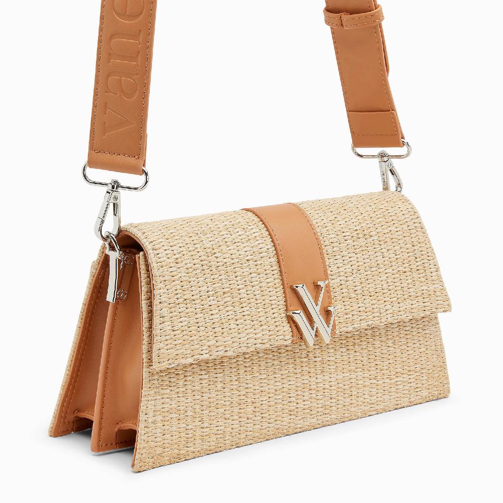 Vanessa Wu Sac Dalila Camel En Raphia