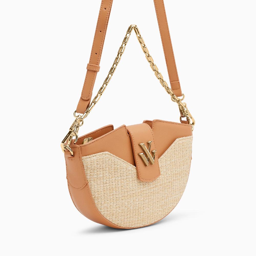 Vanessa Wu Sac Demi-lune Johanna Camel