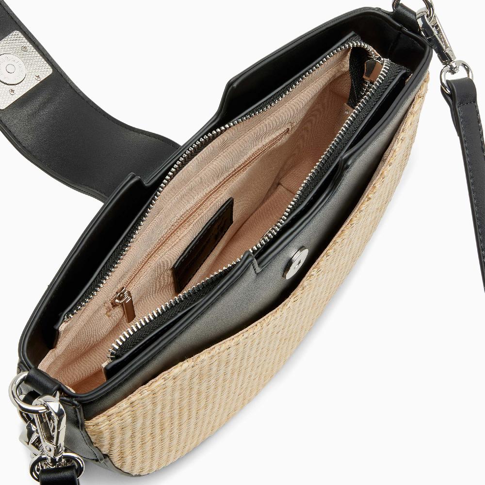 Vanessa Wu Sac Demi-lune Johanna Noir