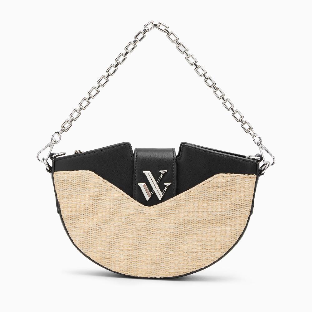 vanessa wu Sac demi-lune Johanna noir