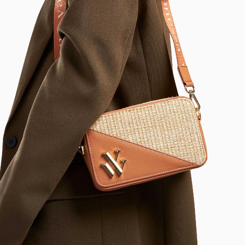 Vanessa Wu Sac Trotteur Charline Camel