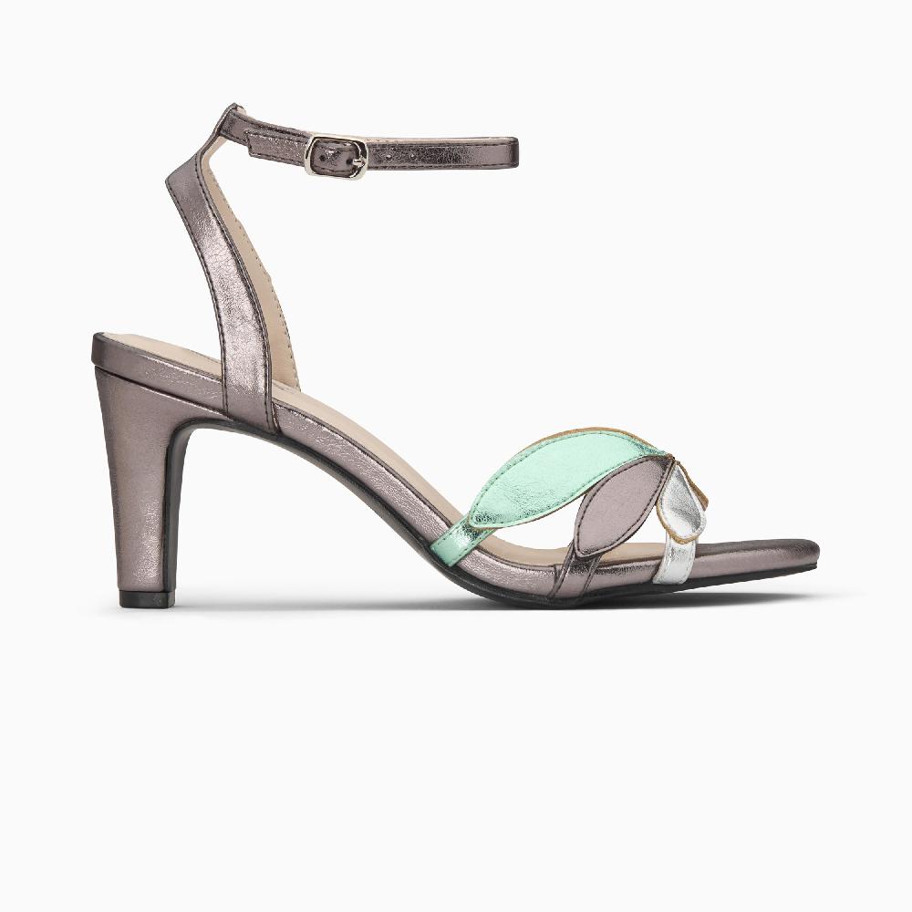 vanessa wu Sandales à talon Aveline multicolores