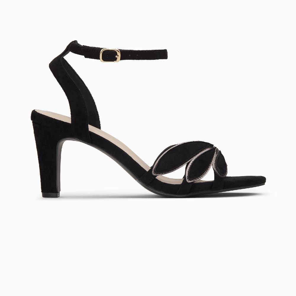 vanessa wu Sandales à talon Aveline noires