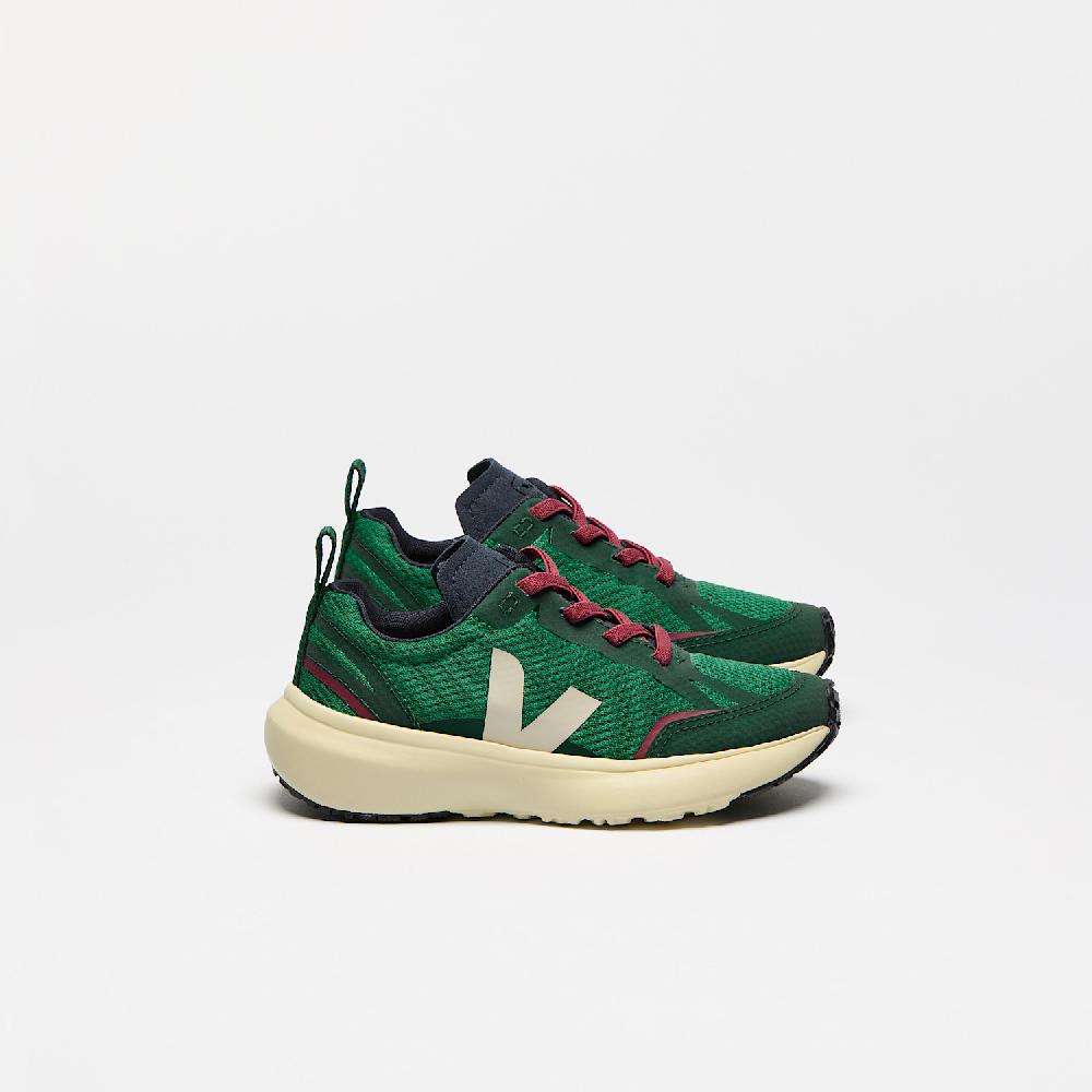 veja CANARY ELASTIC LACES ALVEOMESH EMERAUDE PIERRE