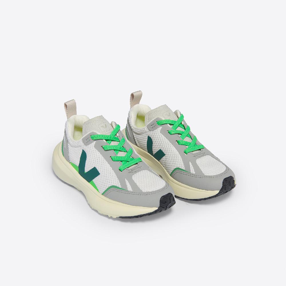 Veja CANARY ELASTIC LACES ALVEOMESH GRAVEL BRITTANY