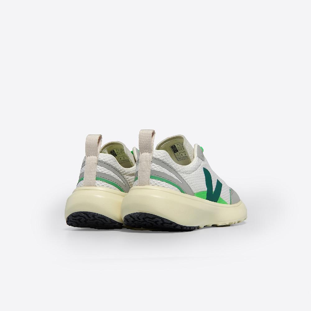 Veja CANARY ELASTIC LACES ALVEOMESH GRAVEL BRITTANY