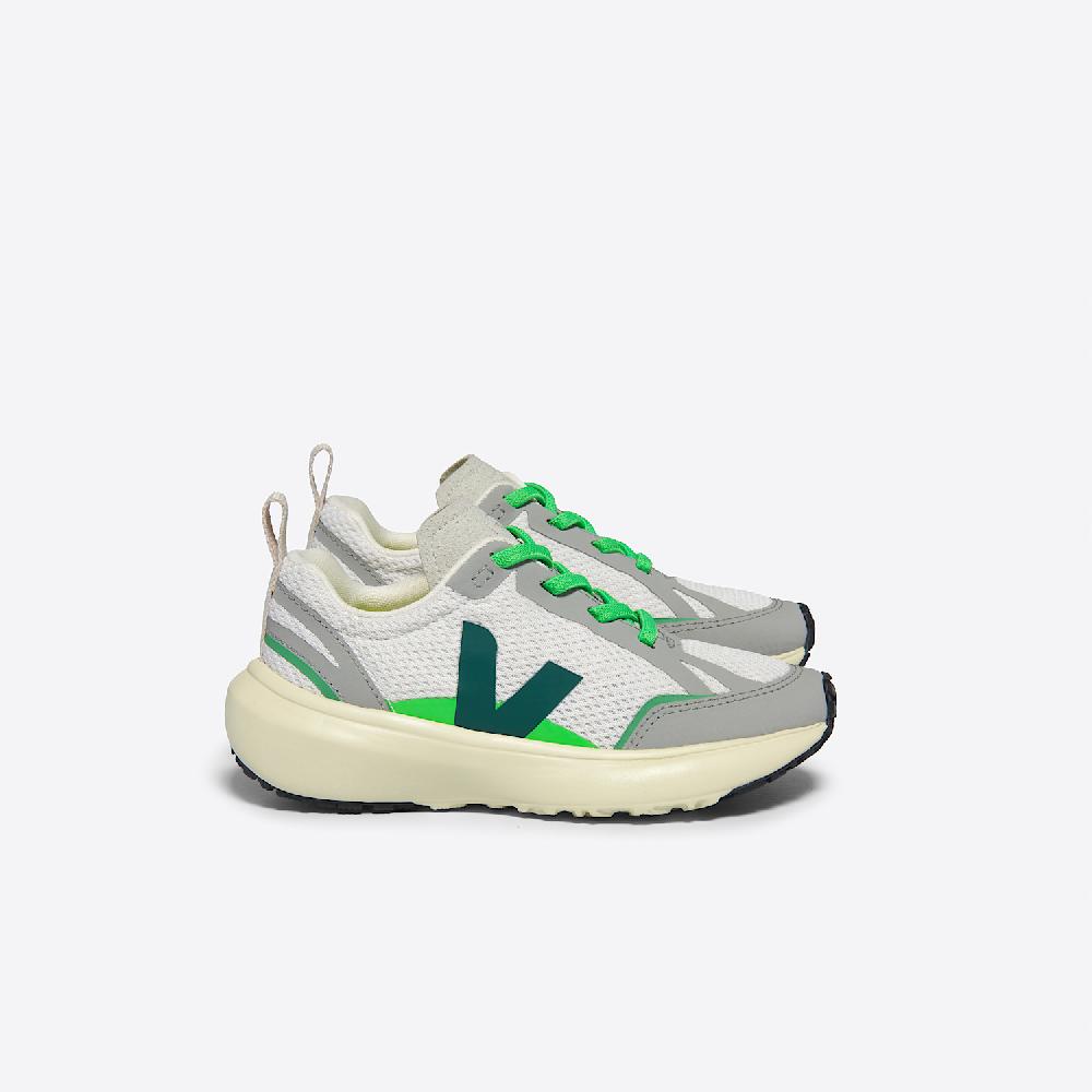 veja CANARY ELASTIC LACES ALVEOMESH GRAVEL BRITTANY