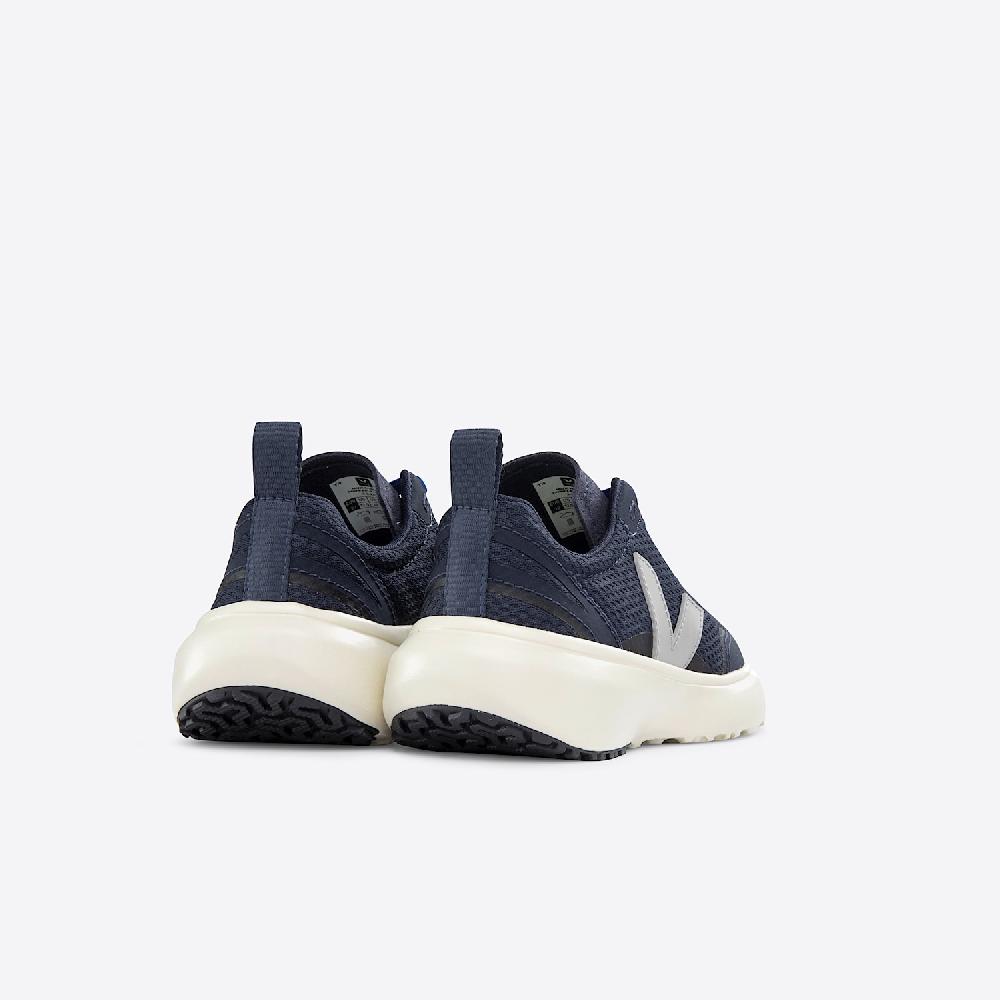 Veja CANARY ELASTIC LACES ALVEOMESH NAUTICO OXFORD GREY