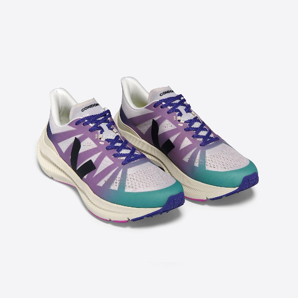 Veja CONDOR 3 ENGINEERED-MESH LIGHT GREY BLACK GRADIENT