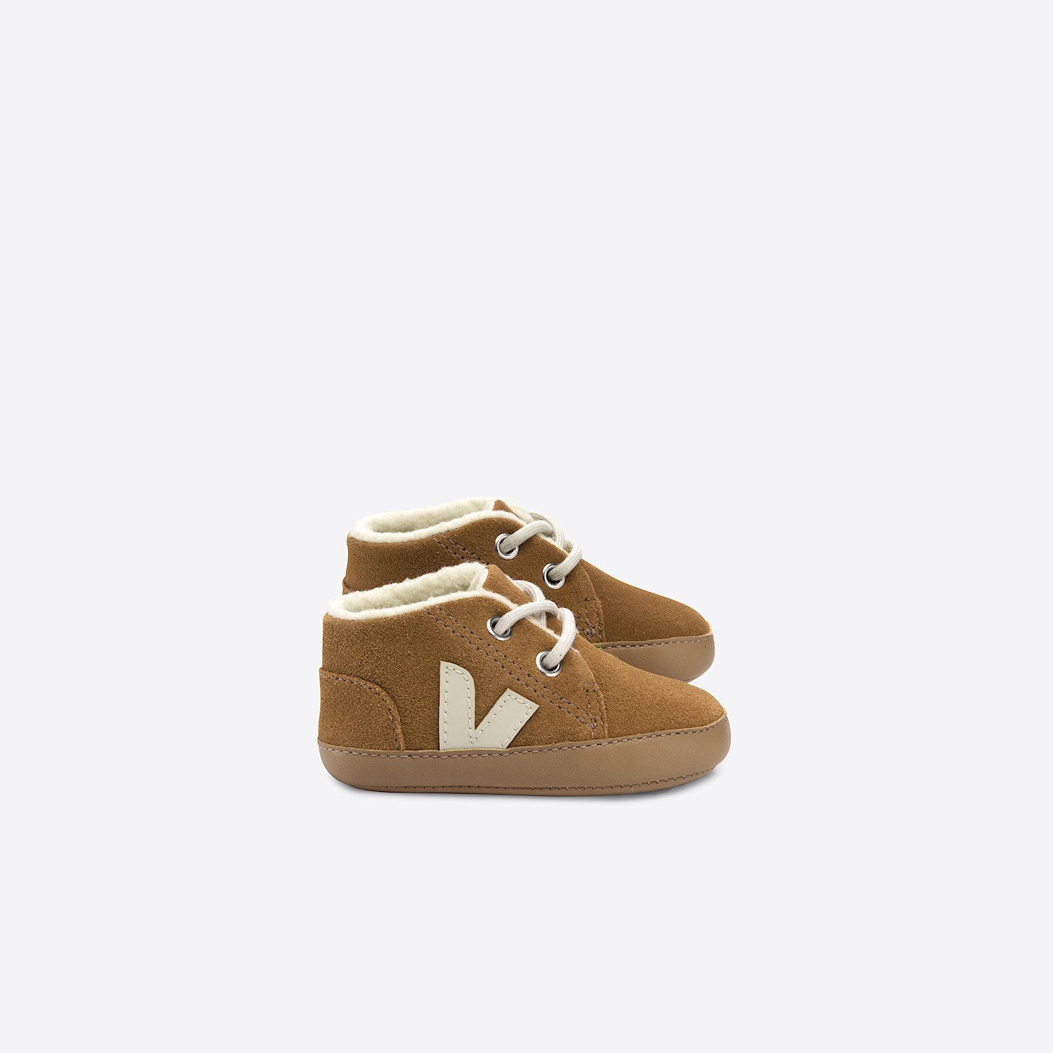 veja BABY FURED SUEDE CAMEL PIERRE
