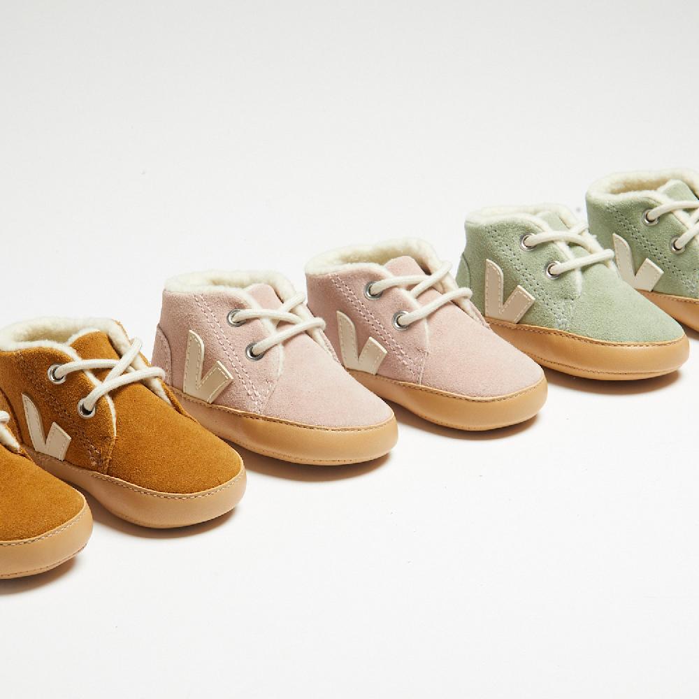 Veja BABY FURED SUEDE CLAY PIERRE