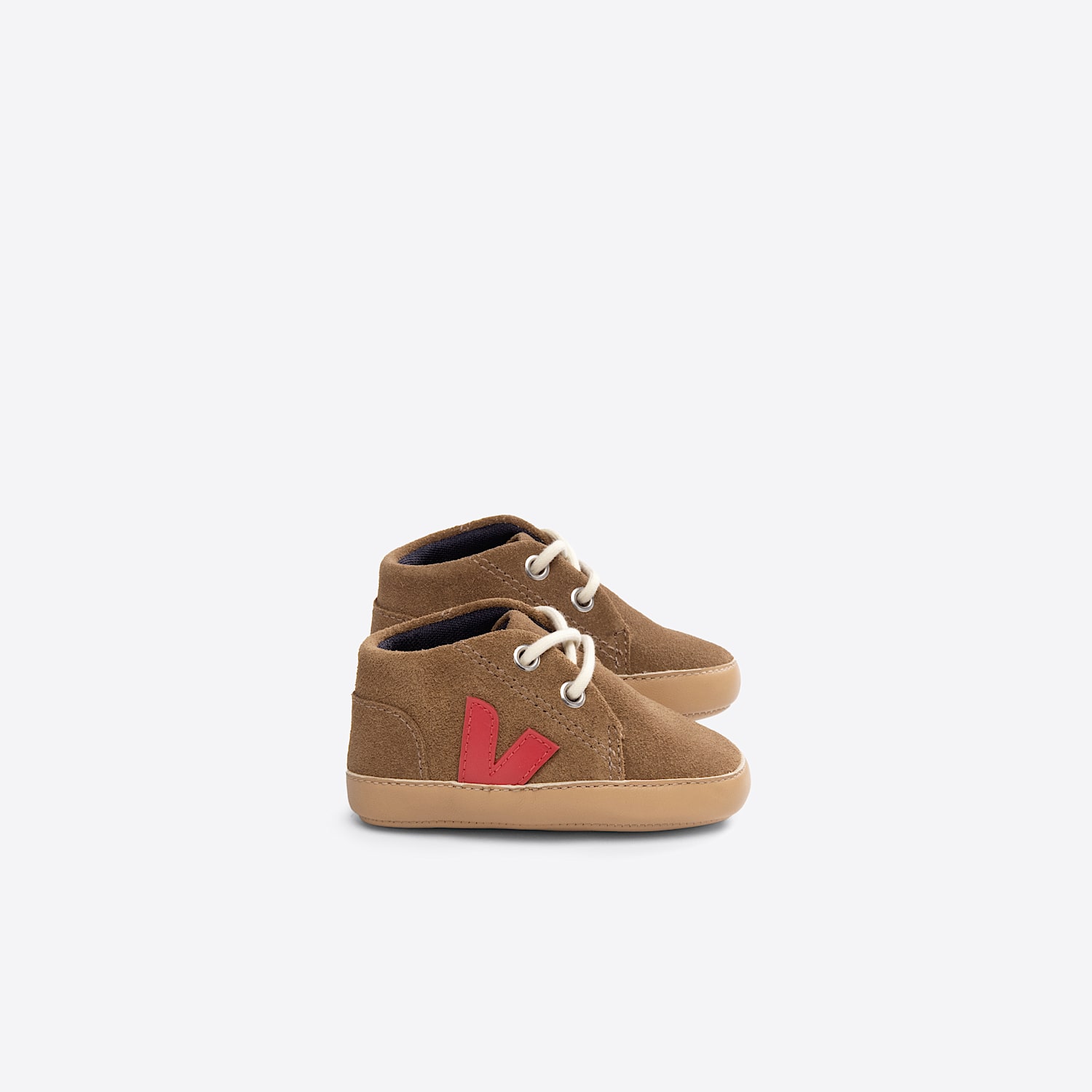 veja BABY SUEDE BROWN PEKIN