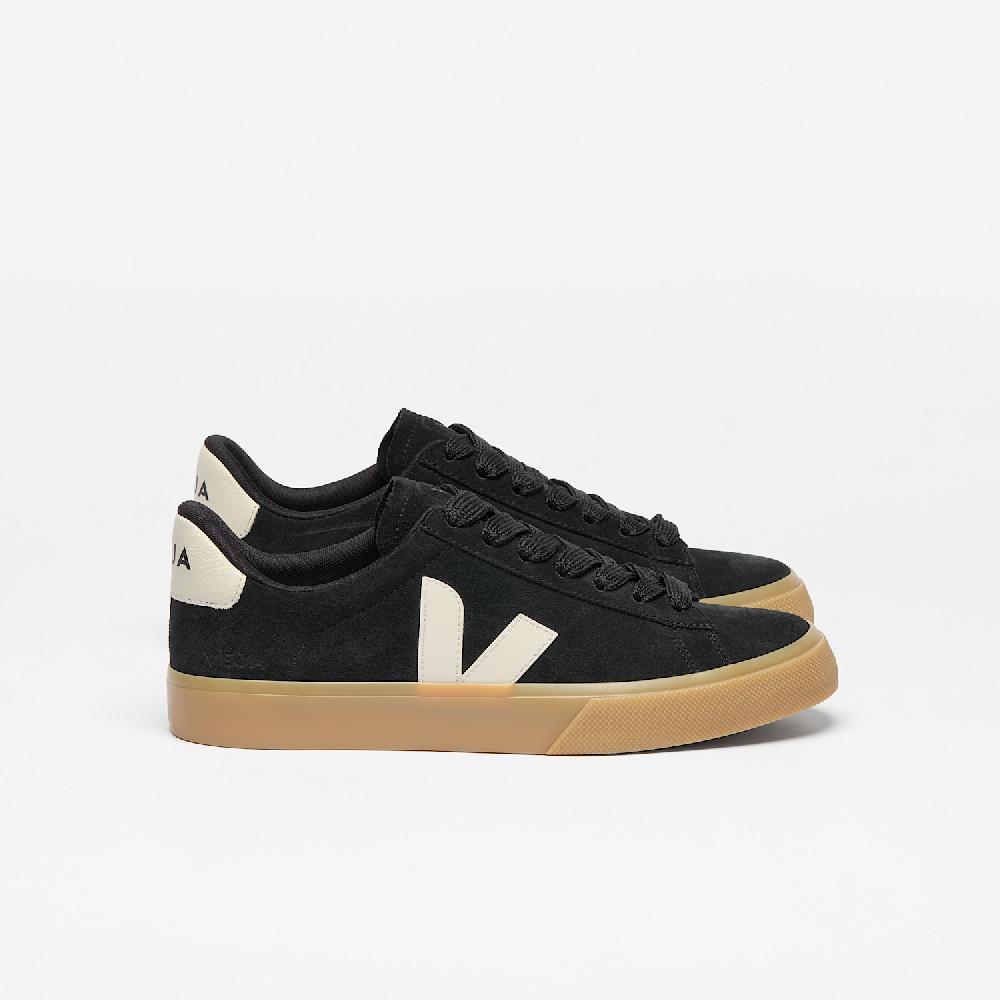 veja CAMPO BOLD SUEDE BLACK PIERRE