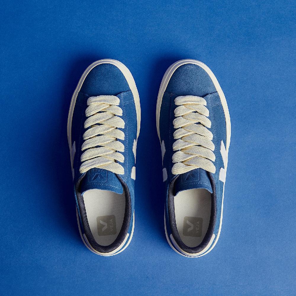 Veja CAMPO BOLD SUEDE INDIGO PIERRE