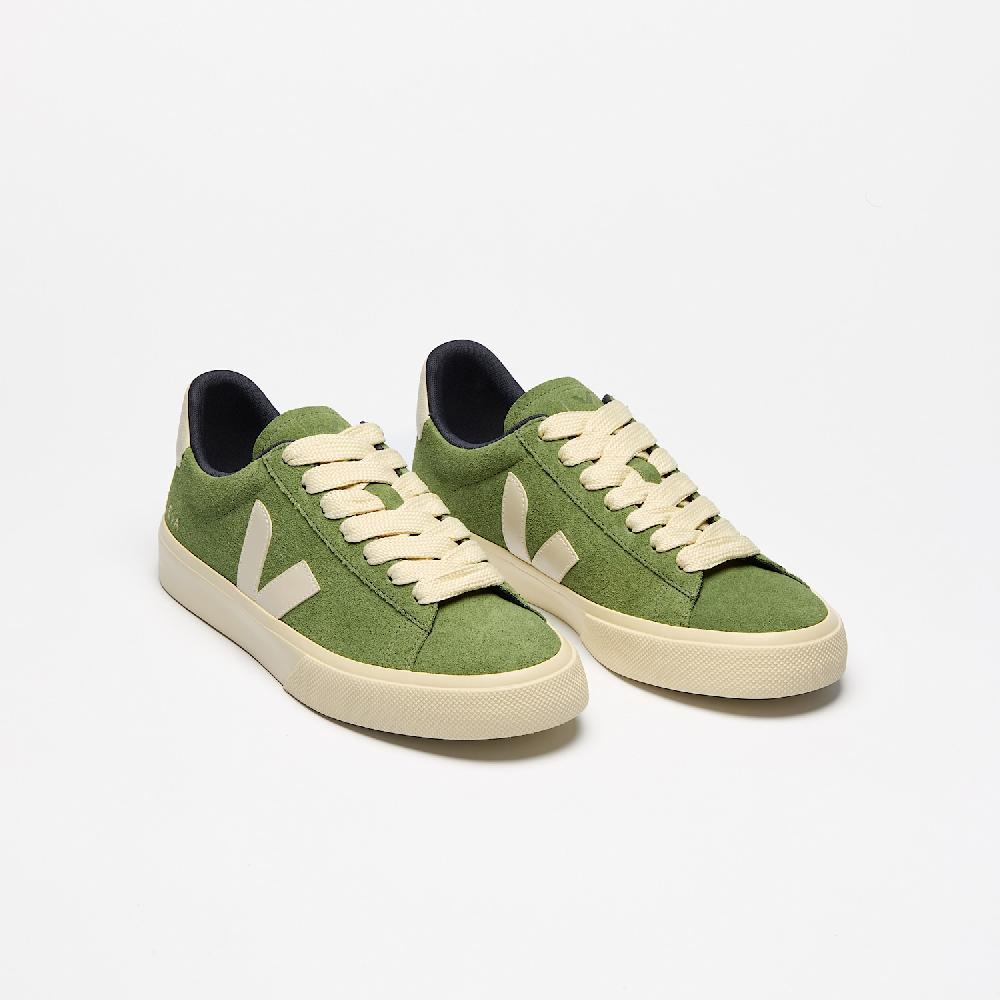 Veja CAMPO BOLD SUEDE KIWI PIERRE