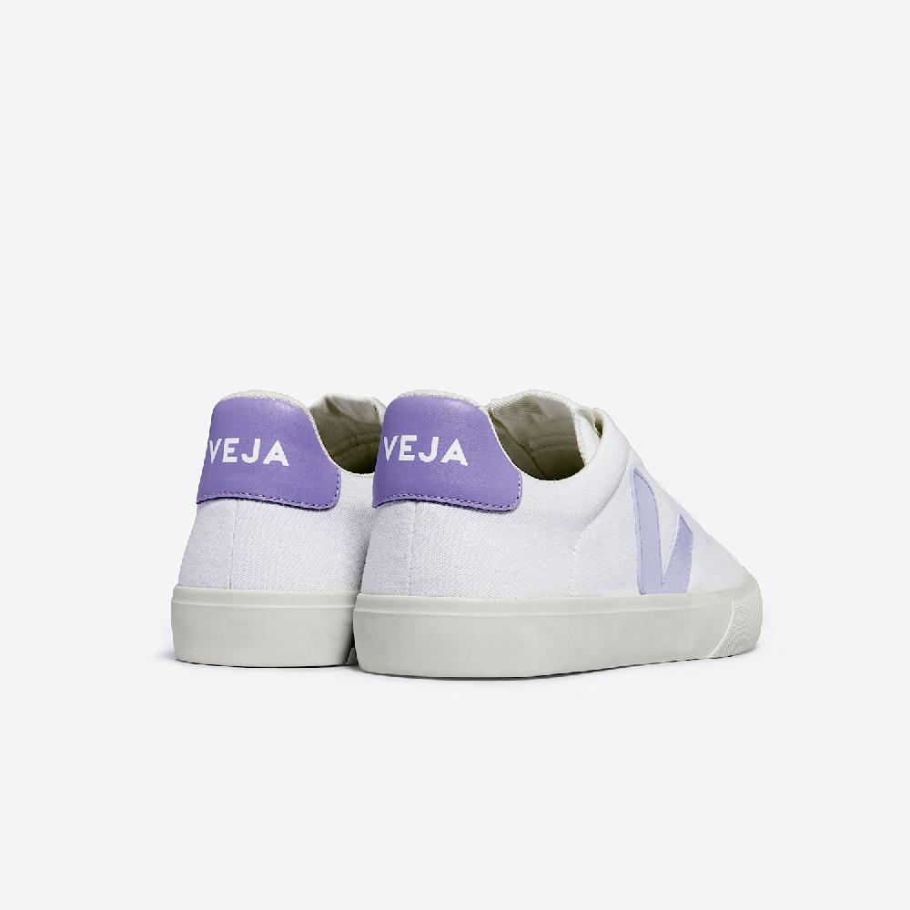 Veja CAMPO CANVAS WHITE SWAN LAVANDE