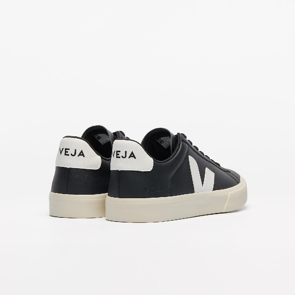 Veja CAMPO LEATHER BLACK WHITE