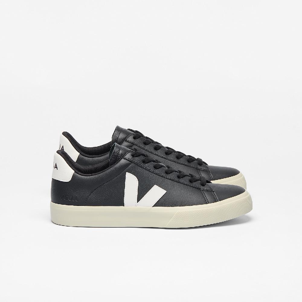 veja CAMPO LEATHER BLACK WHITE