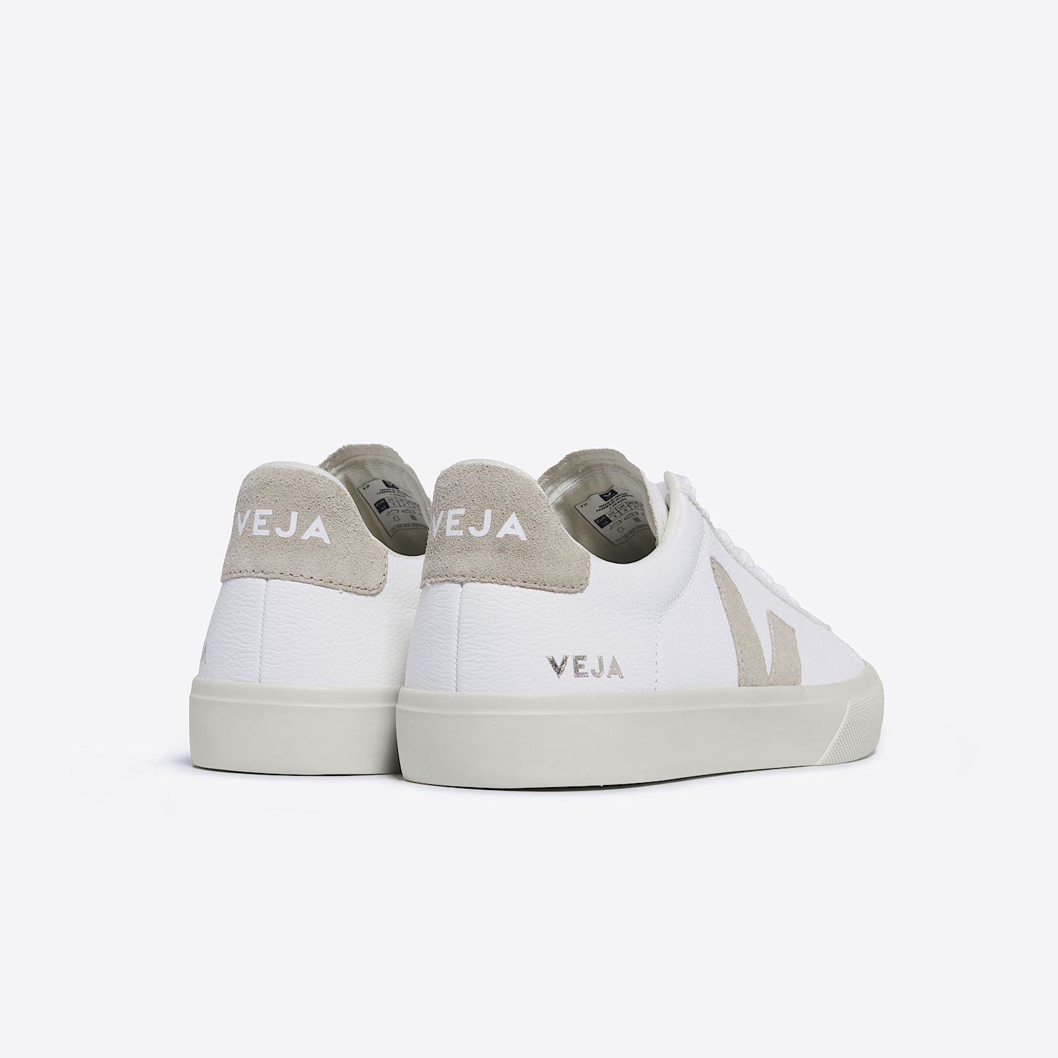 Veja CAMPO LEATHER WHITE ALMOND