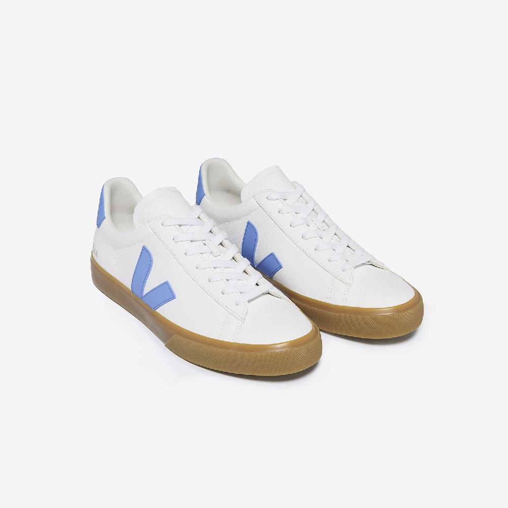 Veja CAMPO LEATHER WHITE AQUA NATURAL