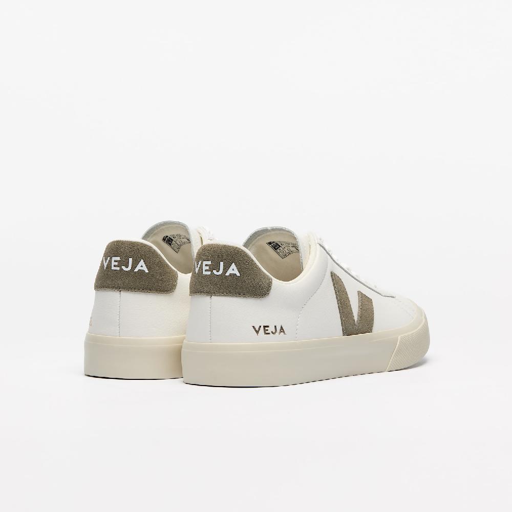 Veja CAMPO LEATHER WHITE KAKI