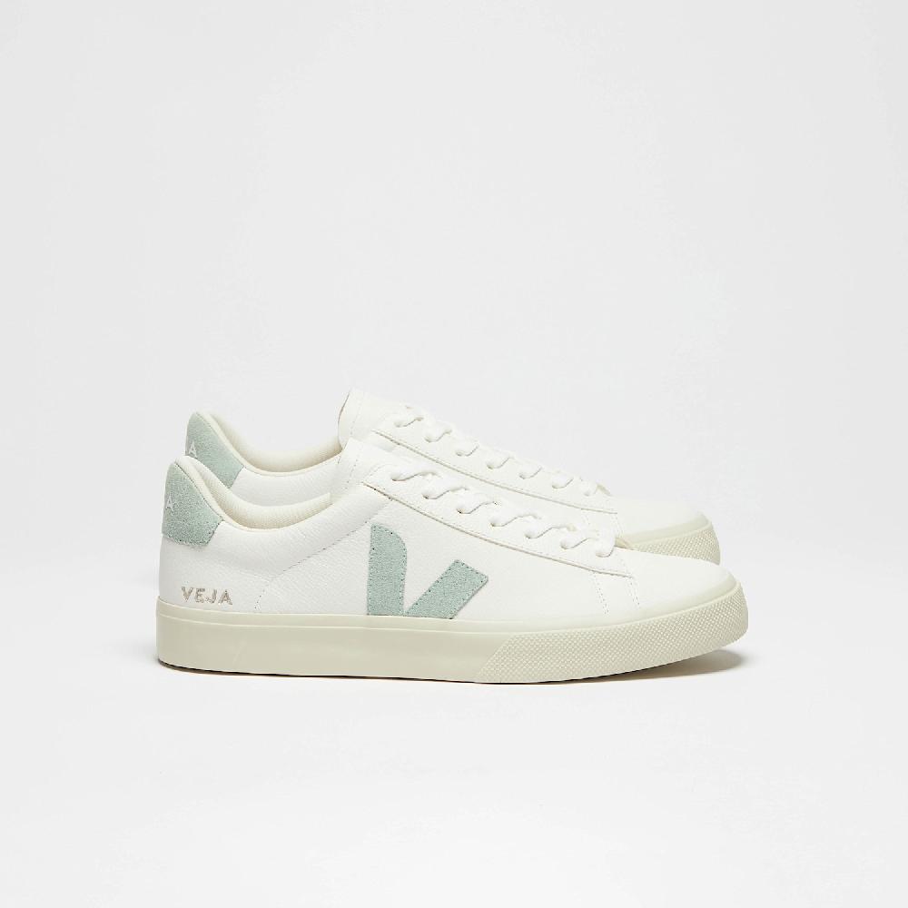 veja CAMPO LEATHER WHITE MATCHA
