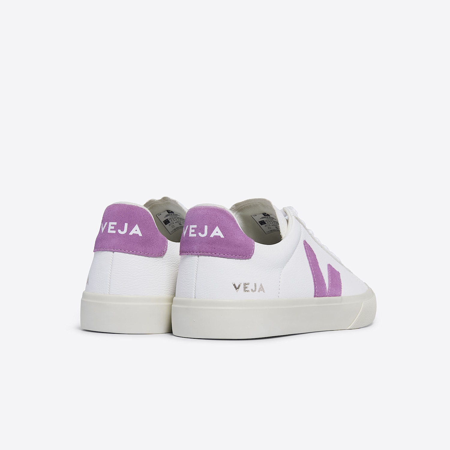 Veja CAMPO LEATHER WHITE MULBERRY