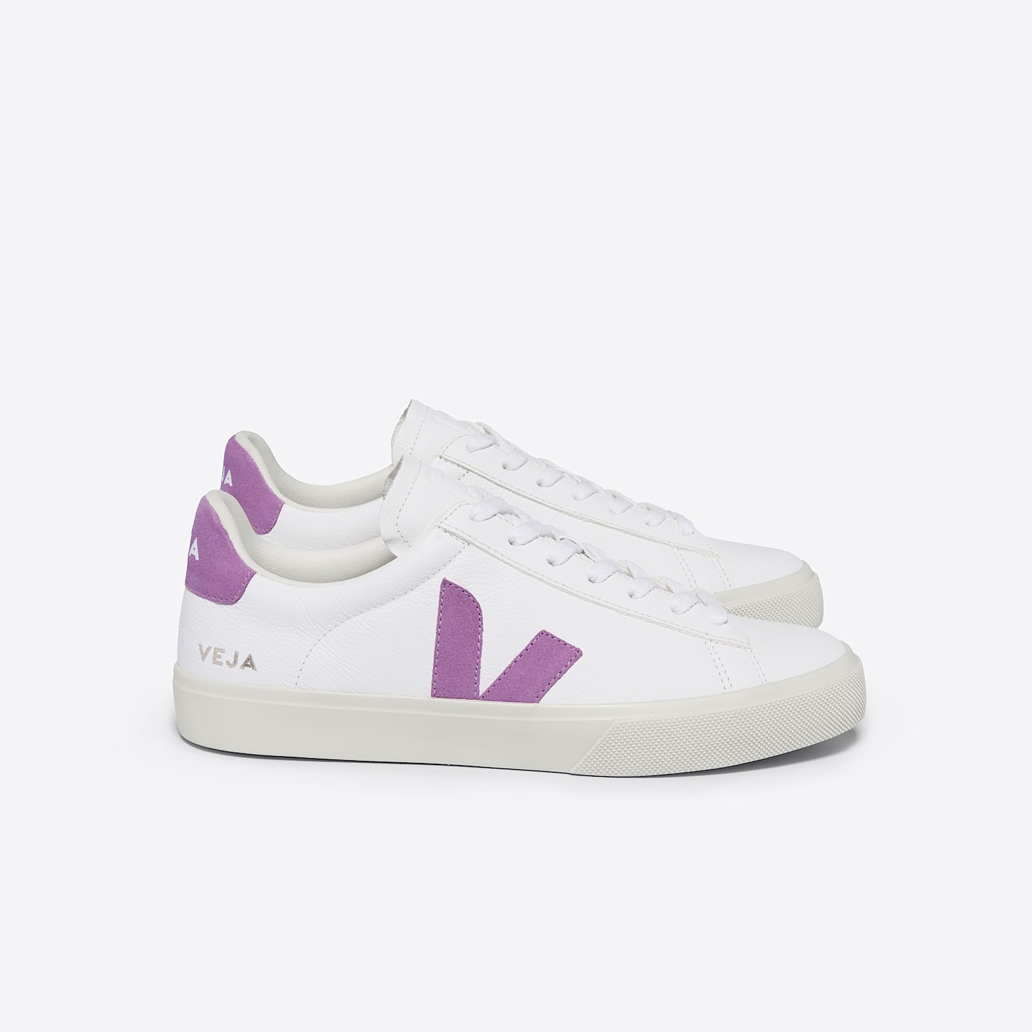 veja CAMPO LEATHER WHITE MULBERRY