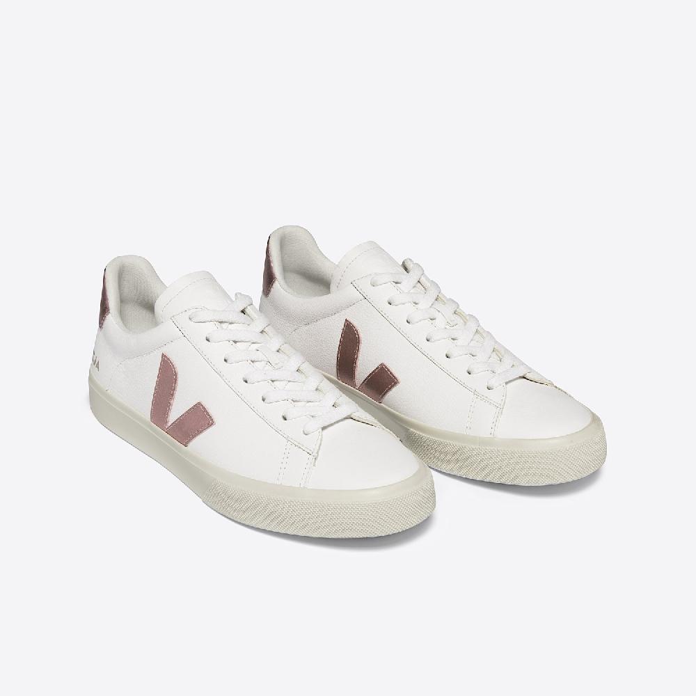 Veja CAMPO LEATHER WHITE NACRE