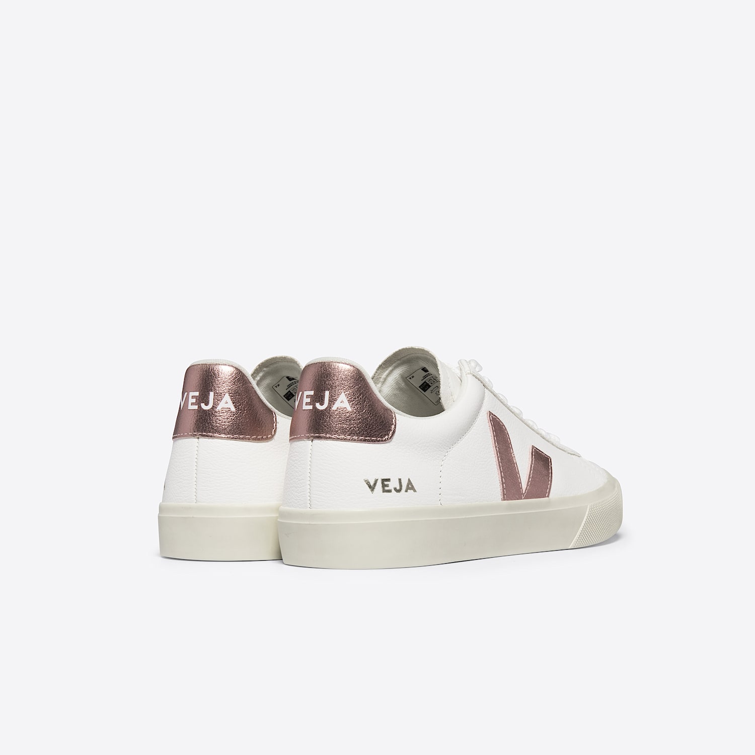 Veja CAMPO LEATHER WHITE NACRE