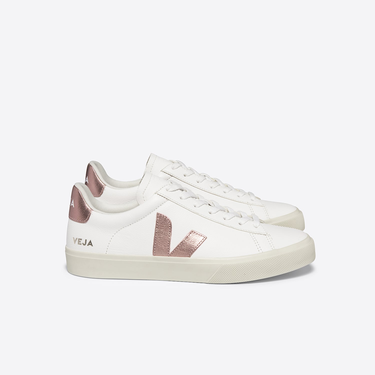 veja CAMPO LEATHER WHITE NACRE