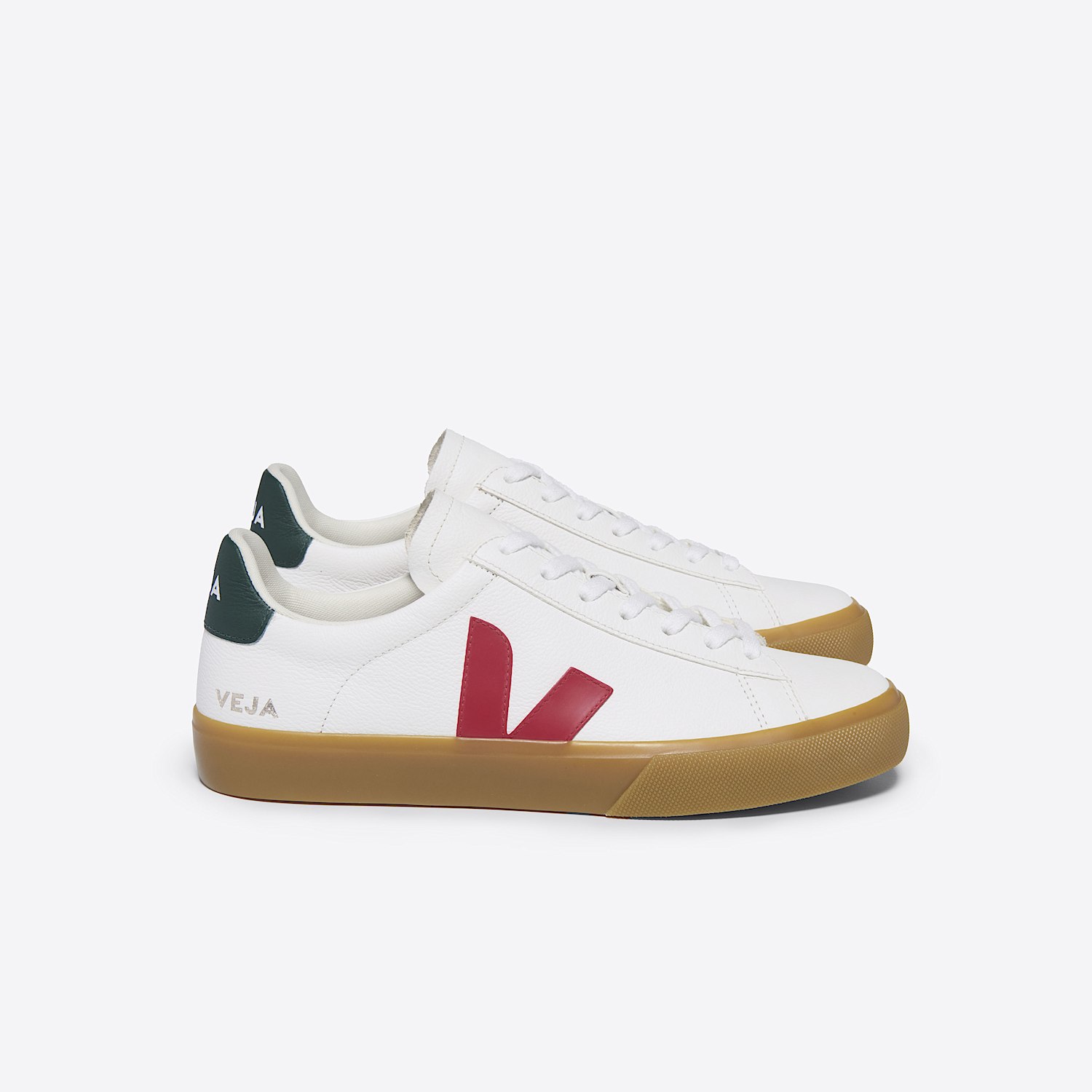 veja CAMPO LEATHER WHITE PEKIN POKER NATURAL