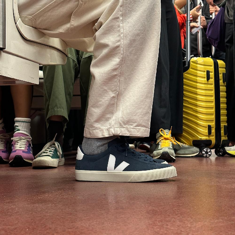 Veja CAMPO SUEDE NAUTICO WHITE