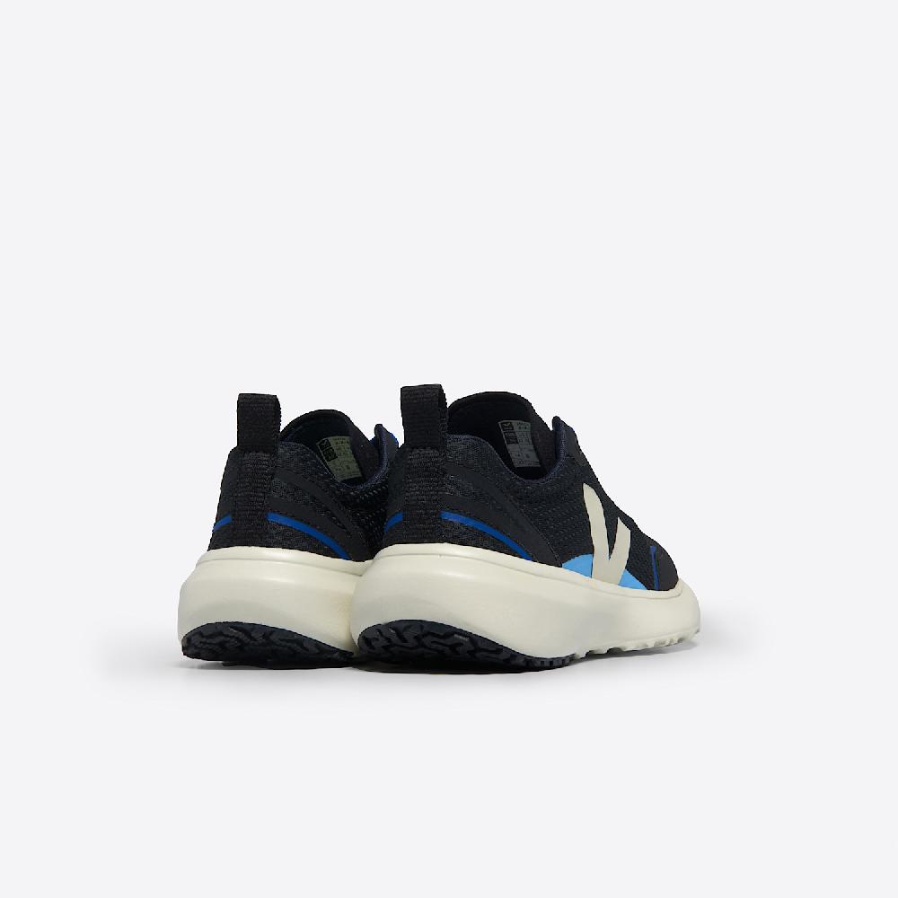 Veja CANARY ELASTIC LACES ALVEOMESH BLACK PIERRE