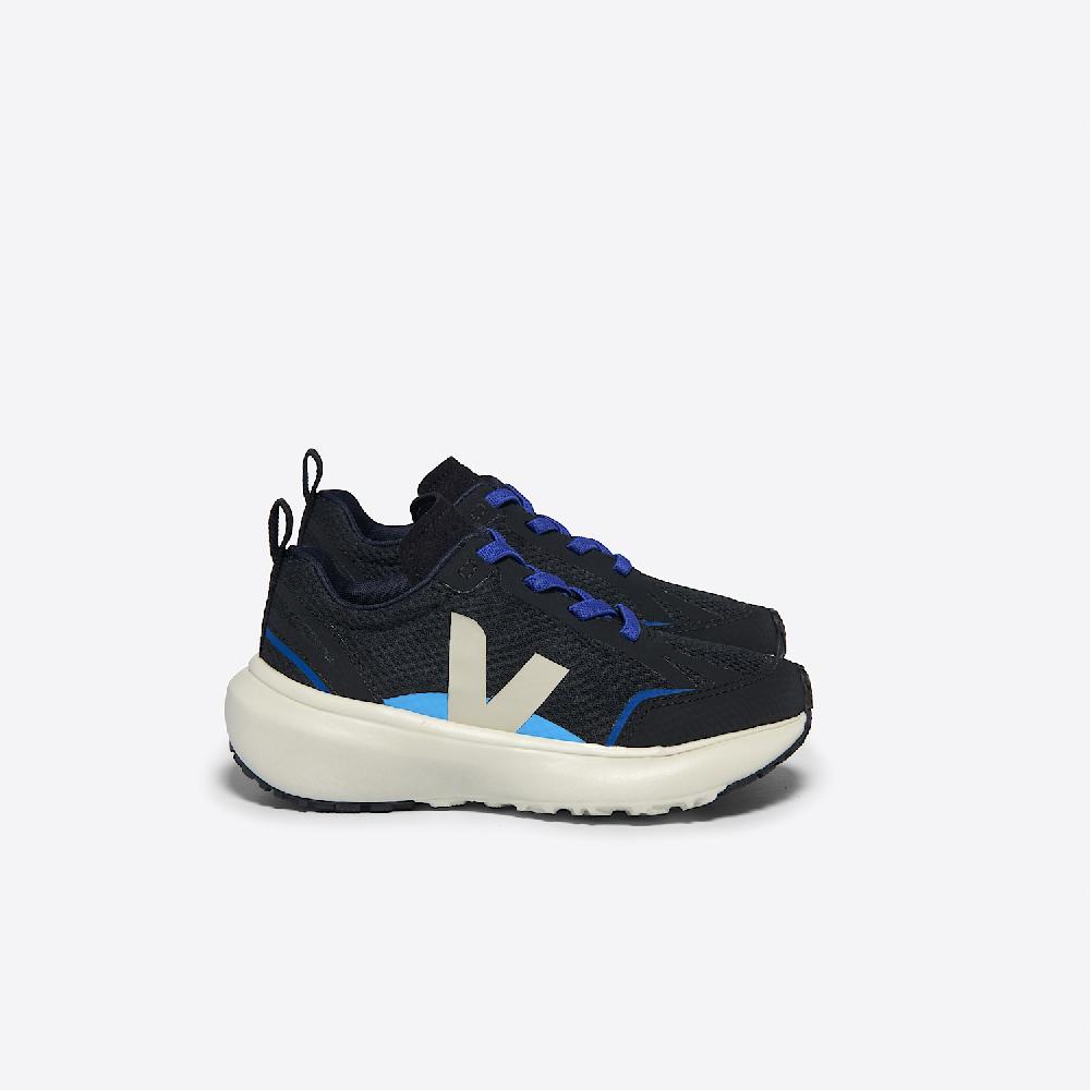 veja CANARY ELASTIC LACES ALVEOMESH BLACK PIERRE