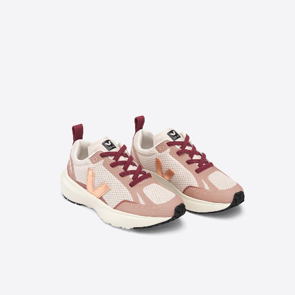 Veja CANARY ELASTIC LACES ALVEOMESH NATURAL VENUS