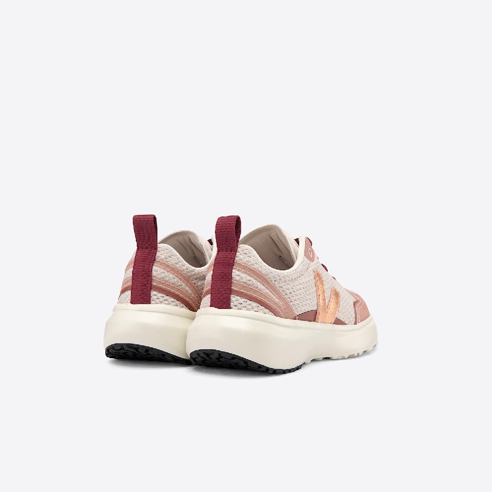 Veja CANARY ELASTIC LACES ALVEOMESH NATURAL VENUS