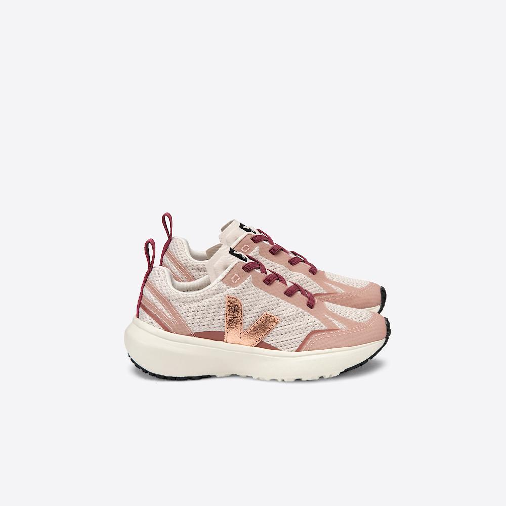 veja CANARY ELASTIC LACES ALVEOMESH NATURAL VENUS