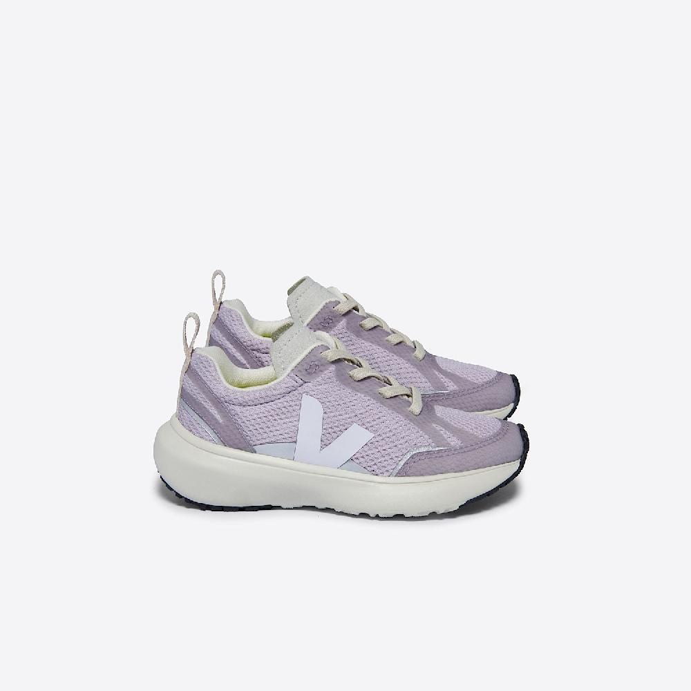 veja CANARY ELASTIC LACES ALVEOMESH PARME WHITE