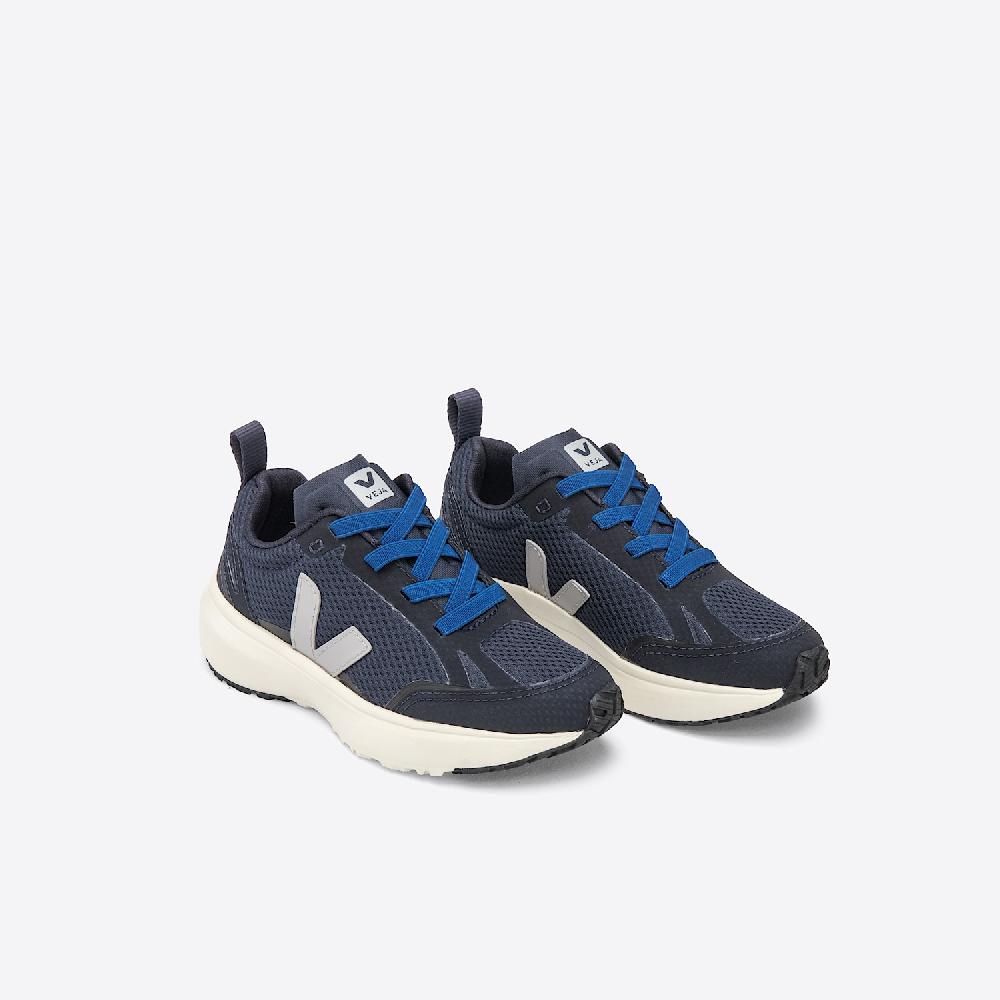 Veja CANARY ELASTIC LACES NAUTICO OXFORD GREY