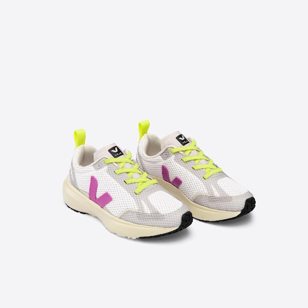 Veja CANARY ELASTIC LACES WHITE ULTRAVIOLET