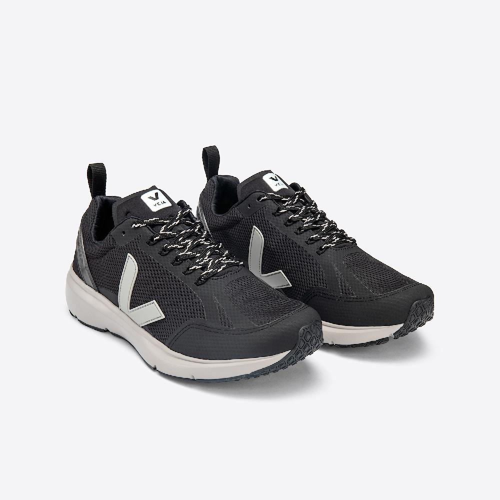 Veja CONDOR 2 ALVEOMESH BLACK OXFORD-GREY SOLE