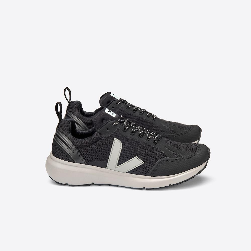 veja CONDOR 2 ALVEOMESH BLACK OXFORD-GREY SOLE