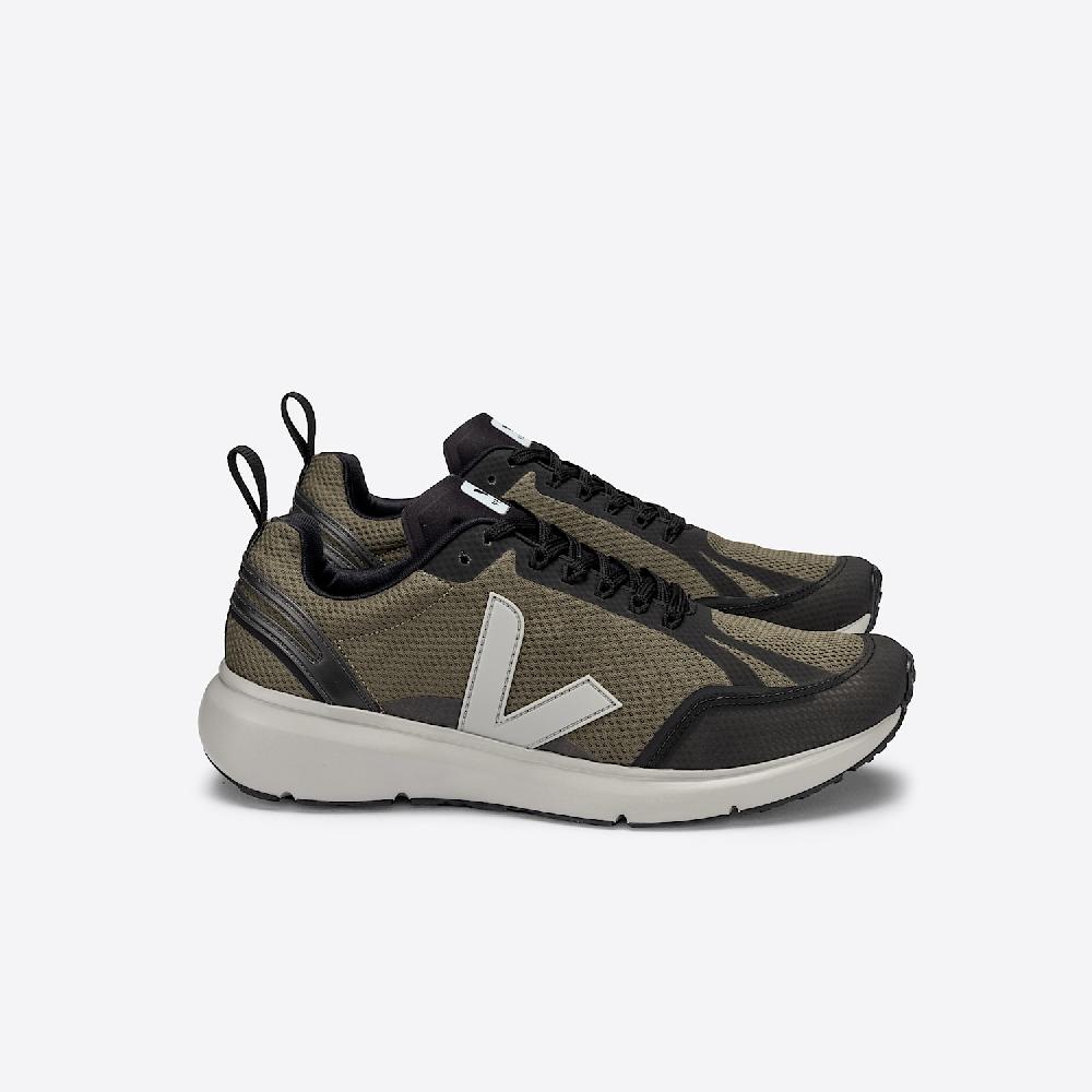 veja CONDOR 2 ALVEOMESH KAKI OXFORD-GREY BLACK