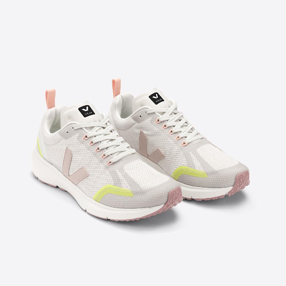 Veja CONDOR 2 ALVEOMESH NATURAL BABE JAUNE FLUO