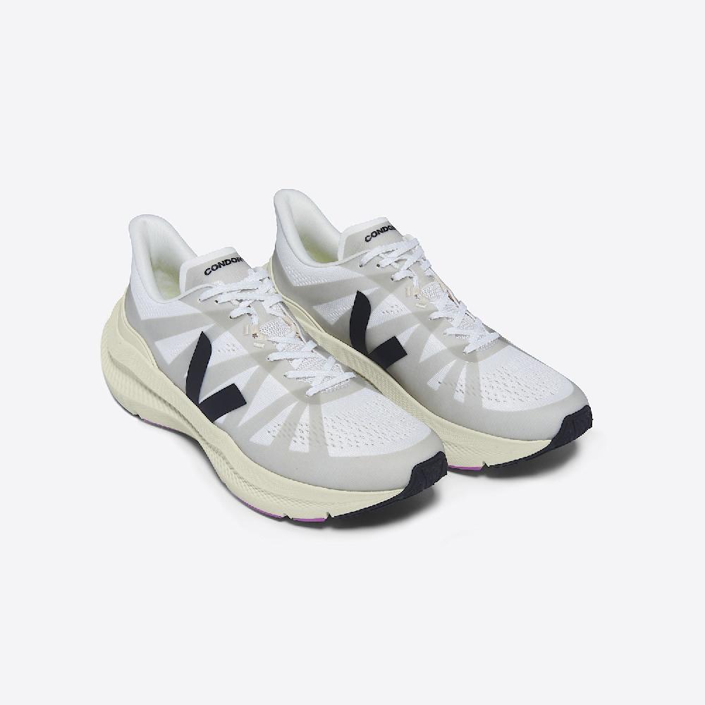 Veja CONDOR 3 ENGINEERED-MESH WHITE BLACK