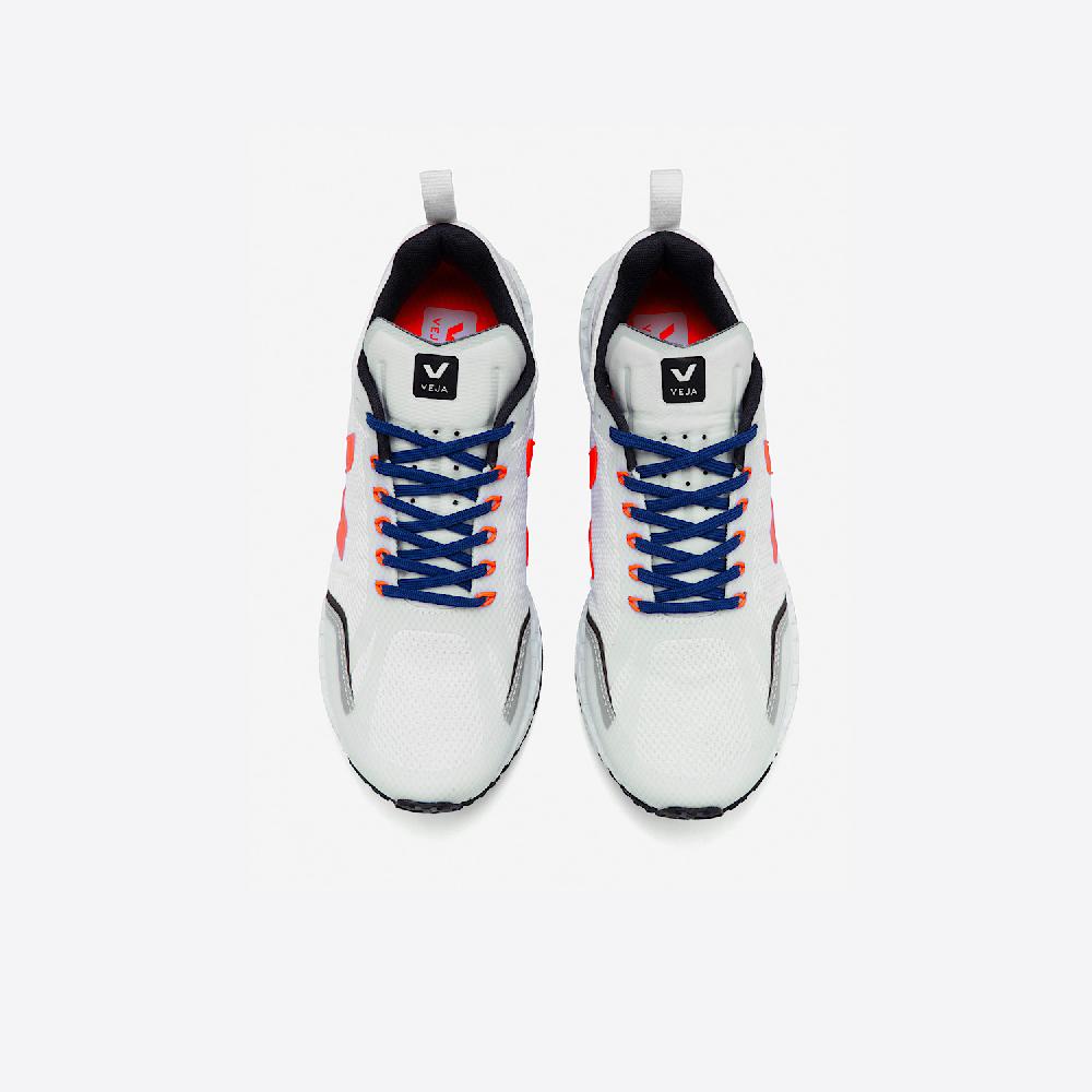 Veja CONDOR MESH WHITE ORANGE FLUO