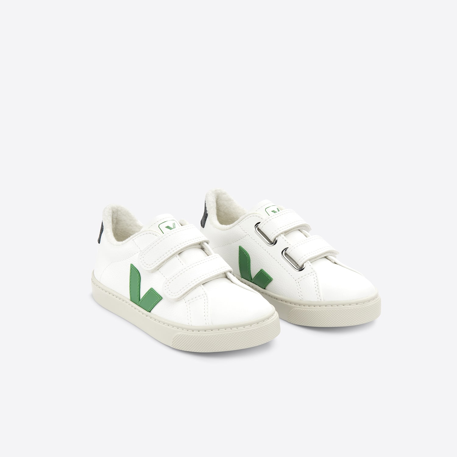 Veja ESPLAR FURED LEATHER WHITE EMERAUDE